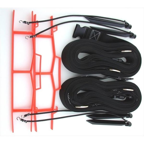Home Court Home Court 19NABKS Black 2-inch Non-adjustable Web Courtlines 19NABKS - main